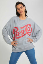 تنزيل الصورة على معرض الصور، Redtag-Grey-Pepsi-Cola-Printed-Sweatshirt-Sweatshirts-Women&#39;s-
