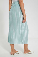 Load image into Gallery viewer, Redtag-Mint-Plisse-Midi-Skirt-Skirts-Women&#39;s-
