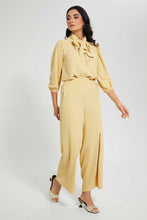 Load image into Gallery viewer, Redtag-Cream-Wideleg-Trouser-Trousers-Women&#39;s-
