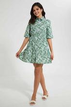 Load image into Gallery viewer, Redtag-Assorted-Printed-Poplin-Shirt-Dress-Dresses-Women&#39;s-
