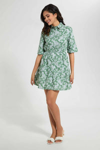 Redtag-Assorted-Printed-Poplin-Shirt-Dress-Dresses-Women's-