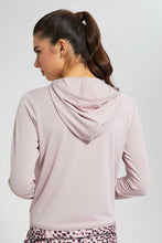 تنزيل الصورة على معرض الصور، Redtag-Pink-Zip-Through-SweaT-Shirt-Active-Sweatshirts-Women&#39;s-
