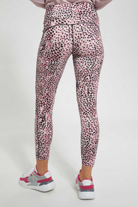 Redtag-Pink-Allover-Printed-Active-Pant-Joggers-Women's-