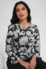 Redtag-Black-Floral-Print-Blouse-Blouses-Women's-