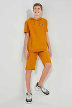 Load image into Gallery viewer, Redtag-Mustard-Keyshape-SweaT-Shirt-Sweatshirts-Senior-Boys-9 to 14 Years
