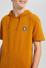Redtag-Mustard-Keyshape-SweaT-Shirt-Sweatshirts-Senior-Boys-9 to 14 Years