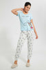 Redtag-Blue-Unicorn-Printed-Pyjama-Set-Pyjama-Sets-Women's-