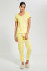 Redtag-Yellow-Allover-Printed-Pyjama-Set-Pyjama-Sets-Women's-