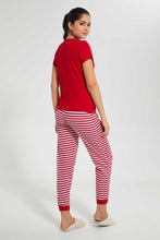 Load image into Gallery viewer, Redtag-Red-Lets-Sleep-Printed-Pyjama-Set-Pyjama-Sets-Women&#39;s-
