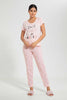 Redtag-Peach-Don'T-Wake-Me-Printed-Pyjama-Set-Pyjama-Sets-Women's-