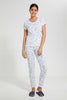 Redtag-White-Allover-Printed-Pyjama-Set-Pyjama-Sets-Women's-