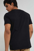 Load image into Gallery viewer, Black Crew Neck Basic T-Shirt
