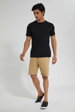 Load image into Gallery viewer, Black Crew Neck Basic T-Shirt
