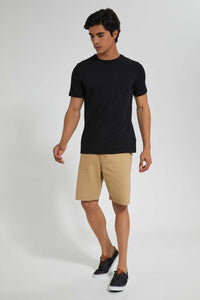 Black Crew Neck Basic T-Shirt