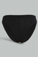 تنزيل الصورة على معرض الصور، Redtag-Black-Plain-Hi-Leg-Briefs-(5-Pack)-Briefs-Hi-Leg-Women&#39;s-
