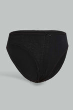 تنزيل الصورة على معرض الصور، Redtag-Black-Plain-Hi-Leg-Briefs-(5-Pack)-Briefs-Hi-Leg-Women&#39;s-
