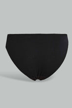 Load image into Gallery viewer, Redtag-Black-Plain-Bikini-Briefs(5-Pack)-Briefs-Bikini-Women&#39;s-
