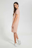 Redtag-Pink-Polo-Pique-Collared-Dress-Dresses-Senior-Girls-9 to 14 Years