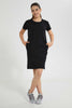 Redtag-Black-Basic-Knitted-Dress-Dresses-Senior-Girls-9 to 14 Years