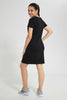 Redtag-Black-Basic-Knitted-Dress-Dresses-Senior-Girls-9 to 14 Years