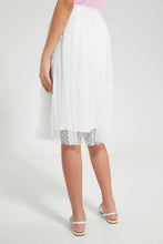 Load image into Gallery viewer, Redtag-White-Tulle-Skirts-Skirts-Senior-Girls-9 to 14 Years
