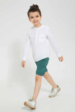 تنزيل الصورة على معرض الصور، Redtag-Olive-Chino-Short-Chino-Shorts-Boys-2 to 8 Years
