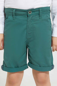 Redtag-Olive-Chino-Short-Chino-Shorts-Boys-2 to 8 Years