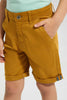 Redtag-Mustarad-Chino-Short-Chino-Shorts-Boys-2 to 8 Years