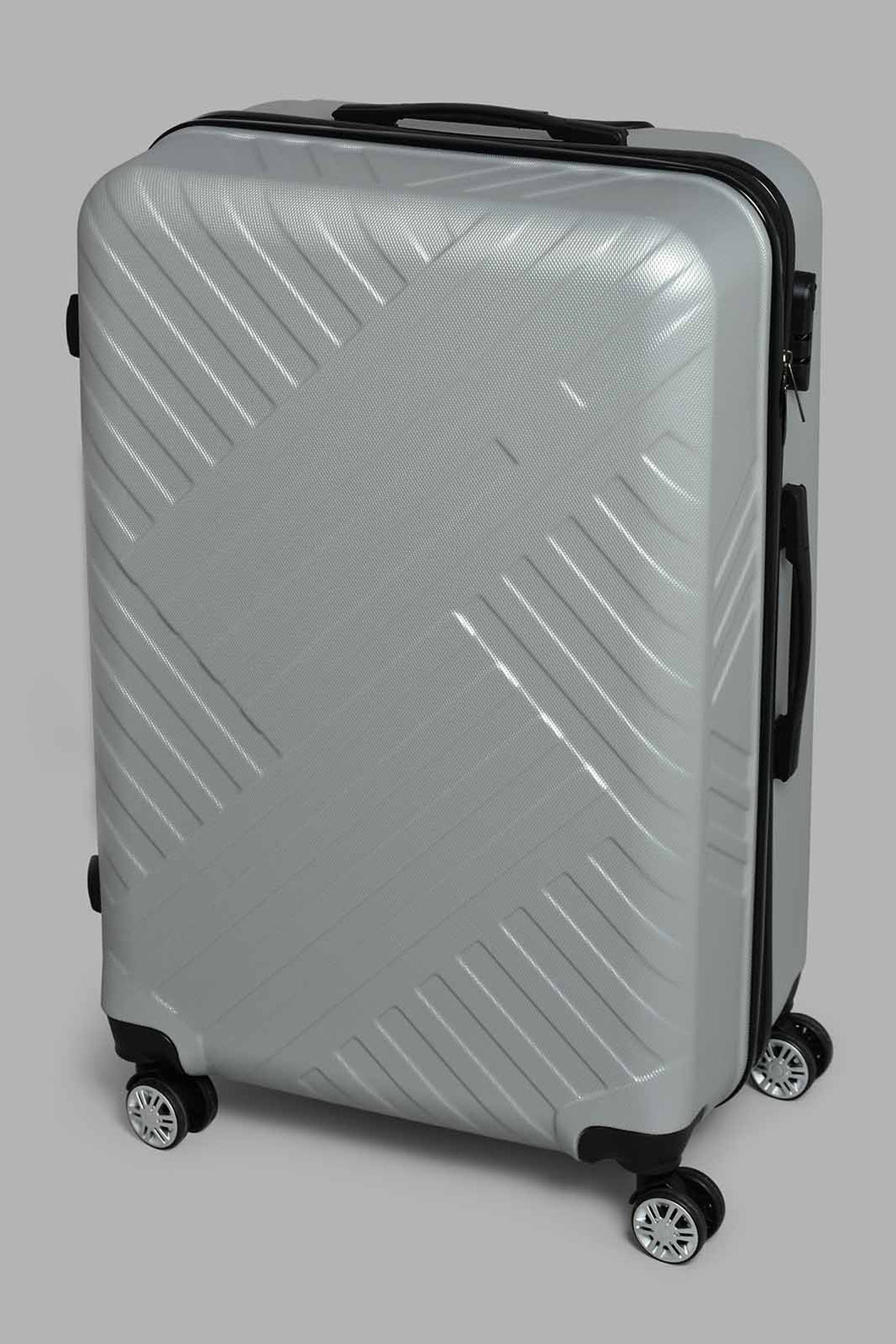 Redtag-Silver-Color-(28-Inch)-Abs-Hard-Trolley-Case-Category:Luggage-Trolleys,-Colour:Silver,-Filter:Travel-Accessories,-LUG-Luggage-Trolleys,-New-In,-New-In-LUG-ACC,-Non-Sale,-S22C,-Section:Homewares,-Section:Travel-Travel-Accessories-