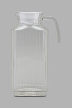 تنزيل الصورة على معرض الصور، Redtag-Clear-Texture-Glass-Jug-Pitchers-Home-Dining-
