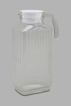 تنزيل الصورة على معرض الصور، Redtag-Clear-Texture-Glass-Jug-Pitchers-Home-Dining-
