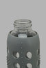 Redtag-Grey-Borosilicate-Glass-Bottle-Category:Bottles,-Colour:Grey,-Filter:Home-Dining,-HMW-DIN-Drinkware,-New-In,-New-In-HMW-DIN,-Non-Sale,-S22C,-Section:Homewares-Home-Dining-