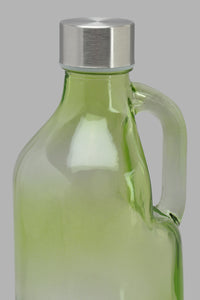 Redtag-Color-Glass-Bottle-Category:Bottles,-Colour:Green,-Filter:Home-Dining,-HMW-DIN-Drinkware,-New-In,-New-In-HMW-DIN,-Non-Sale,-S22C,-Section:Homewares-Home-Dining-