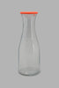 Redtag-Clear-Glass-Bottle-With-Silicone-Lid-Category:Bottles,-Colour:White,-Filter:Home-Dining,-HMW-DIN-Drinkware,-New-In,-New-In-HMW-DIN,-Non-Sale,-S22C,-Section:Homewares-Home-Dining-