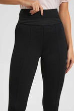 تنزيل الصورة على معرض الصور، Redtag-Black-Pontie-Leggings-With-Button-Jeggings-Women&#39;s-
