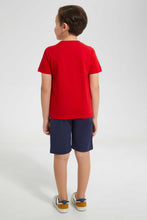 Load image into Gallery viewer, Redtag-Red-Crab-Applique-Pyjama-Set-Pyjama-Sets-Boys-2 to 8 Years
