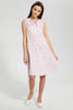 Redtag-Pink-Floral-Print-Peterpan-Collar-Tiered-Dress-Dresses-Senior-Girls-9 to 14 Years
