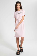Load image into Gallery viewer, Redtag-Pink-Sporty-Knitted-Dress-Category:Dresses,-Colour:Pink,-Filter:Senior-Girls-(9-to-14-Yrs),-GSR-Dresses,-New-In,-New-In-GSR,-Non-Sale,-RMD-add,-S22C,-Section:Kidswear-Senior-Girls-9 to 14 Years
