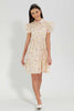 Redtag-Pink-Floral-Shirt-Dress-Dresses-Senior-Girls-9 to 14 Years