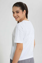 تنزيل الصورة على معرض الصور، Redtag-White-Reversible-Sequins-Boxy-Top-Embellished-T-Shirts-Senior-Girls-9 to 14 Years
