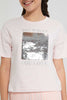Redtag-Pink-Reversible-Sequins-Boxy-Top-Embellished-T-Shirts-Senior-Girls-9 to 14 Years