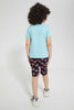 Redtag-Blue-Tom-And-Jerry-T-Shirt-And-Short-Pyjama-Set-Pyjama-Sets-Boys-2 to 8 Years