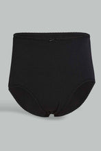 تنزيل الصورة على معرض الصور، Redtag-Black-Plain-Mama-Briefs-(5-Pack)-365,-Category:Briefs,-Colour:Black,-Filter:Women&#39;s-Clothing,-New-In,-New-In-Women,-Non-Sale,-Section:Women,-Women-Briefs-Women&#39;s-
