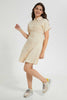 Redtag-Beige-Shirt-Dress-Dresses-Senior-Girls-9 to 14 Years