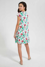 تنزيل الصورة على معرض الصور، Redtag-White/Tropical-Print-Skater-Knitted-Dress-Category:Dresses,-Colour:Assorted,-Filter:Senior-Girls-(9-to-14-Yrs),-GSR-Dresses,-New-In,-New-In-GSR,-Non-Sale,-S22D,-Section:Kidswear-Senior-Girls-9 to 14 Years
