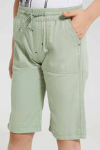 تنزيل الصورة على معرض الصور، Redtag-Mint-Pullon-Short-Chino-Shorts-Boys-2 to 8 Years
