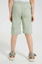 تنزيل الصورة على معرض الصور، Redtag-Mint-Pullon-Short-Chino-Shorts-Boys-2 to 8 Years
