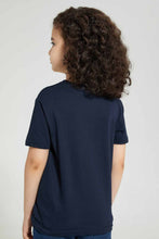 تنزيل الصورة على معرض الصور، Redtag-Navy-Jerry-Pocket-T-Shirt-Character-T-Shirts-Boys-2 to 8 Years
