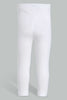 Redtag-White-Solid-Legging-Leggings-Infant-Girls-3 to 24 Months