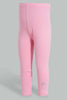 Redtag-Pink-Solid-Legging-Leggings-Infant-Girls-3 to 24 Months